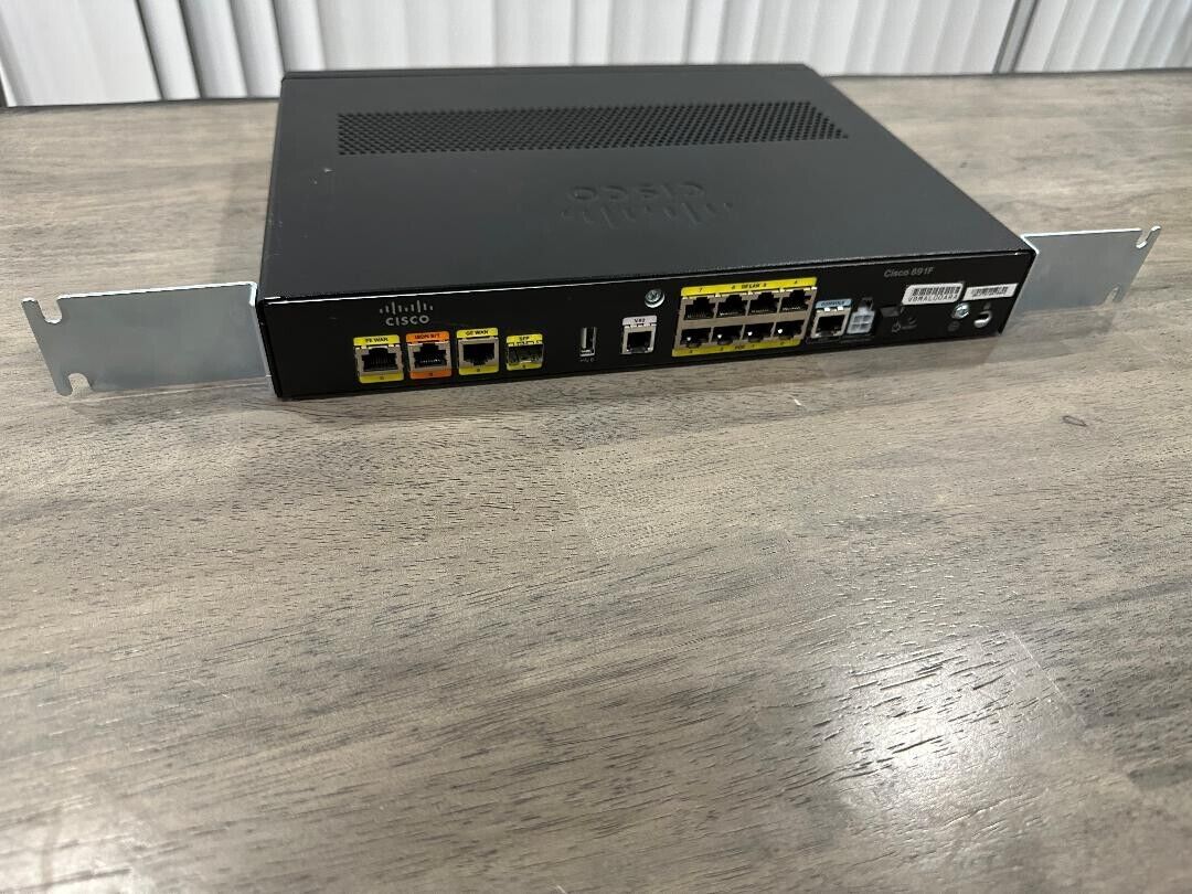 Cisco 891F Gigabit Integrated Services Router C891F-K9 V01 - NO POWER ADAPTER