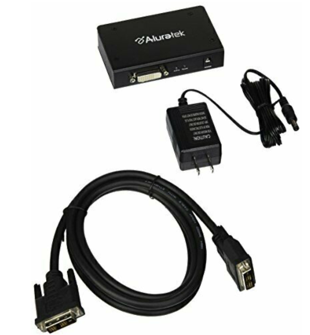 Aluratek ADS02F 1900x1200 2-Port DVI Video Splitter New in Box STP