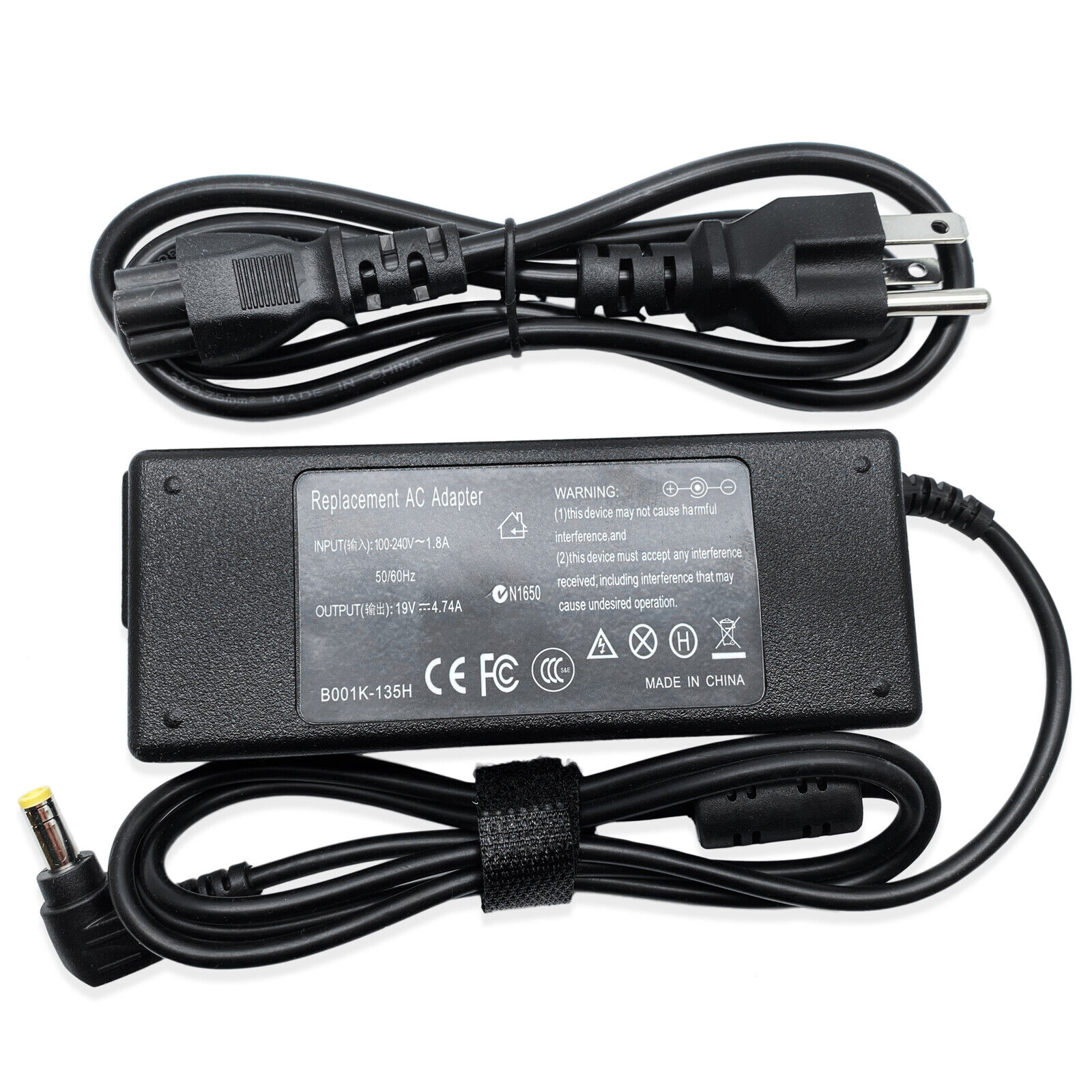 90W AC Adapter Battery Charger For Alienware Area-51 m5500i-R3 m5550i-R3 swv