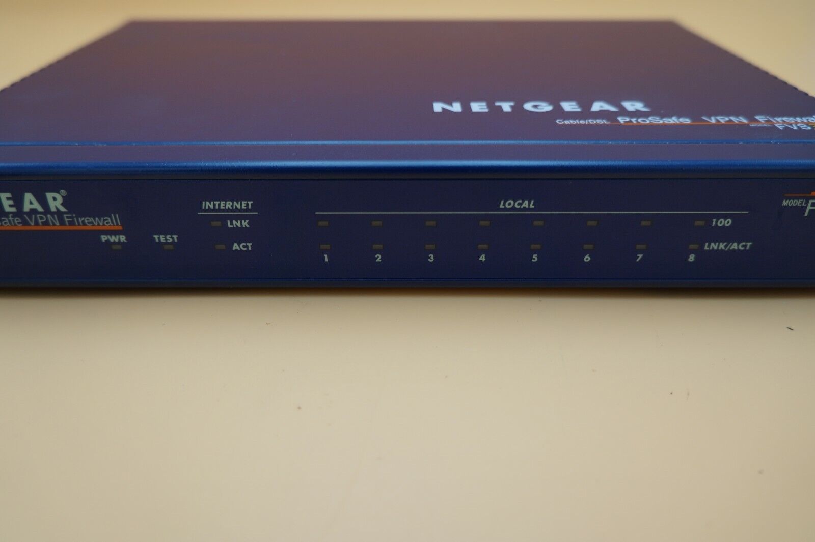 Netgear ProSafe VPN Firewall FVS318 8-Port VPN Firewall w/ Power Cord Plug