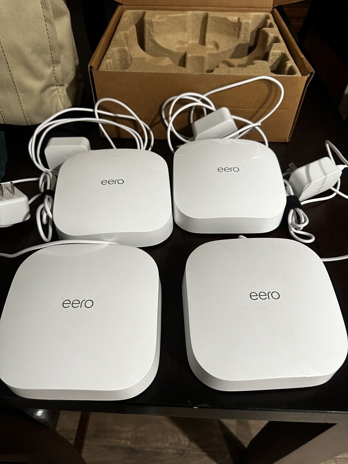 eero Pro 6 Wireless Router (K010111) - AX4200 4200 mbps 2 Ports ( 4 Pack )