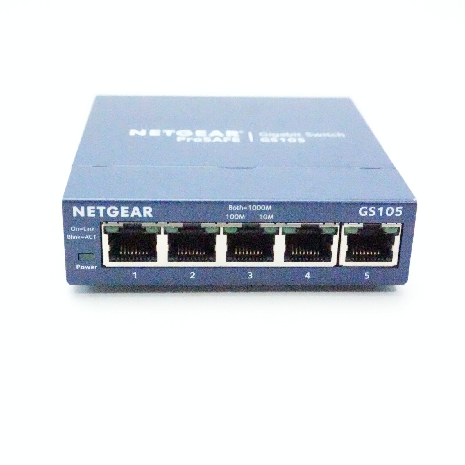 Netgear GS105 V5 Prosafe 5 Port Blue HDMI Gigabit Ethernet Gigabit Switch