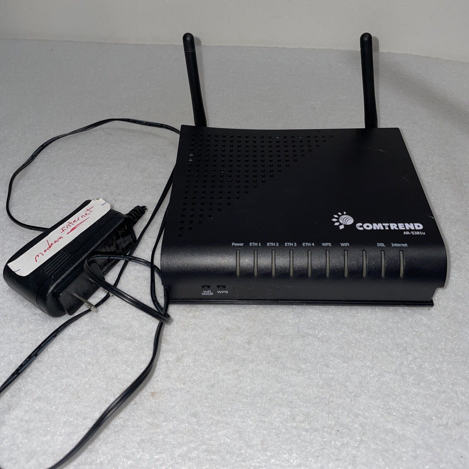 Comtrend Model AR-5381U Black Wireless DSL Internet PC Laptop Computer Router  