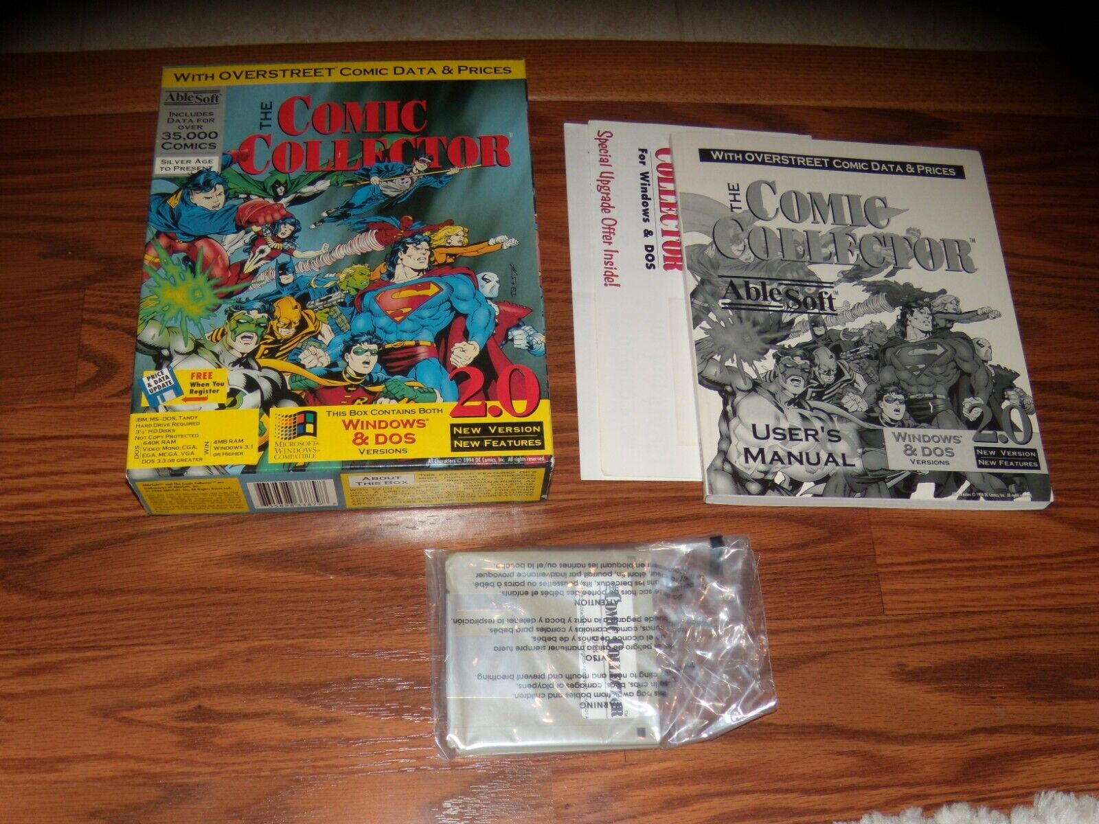 The Comic Collection 2.0 IBM PC Game on 3.5\
