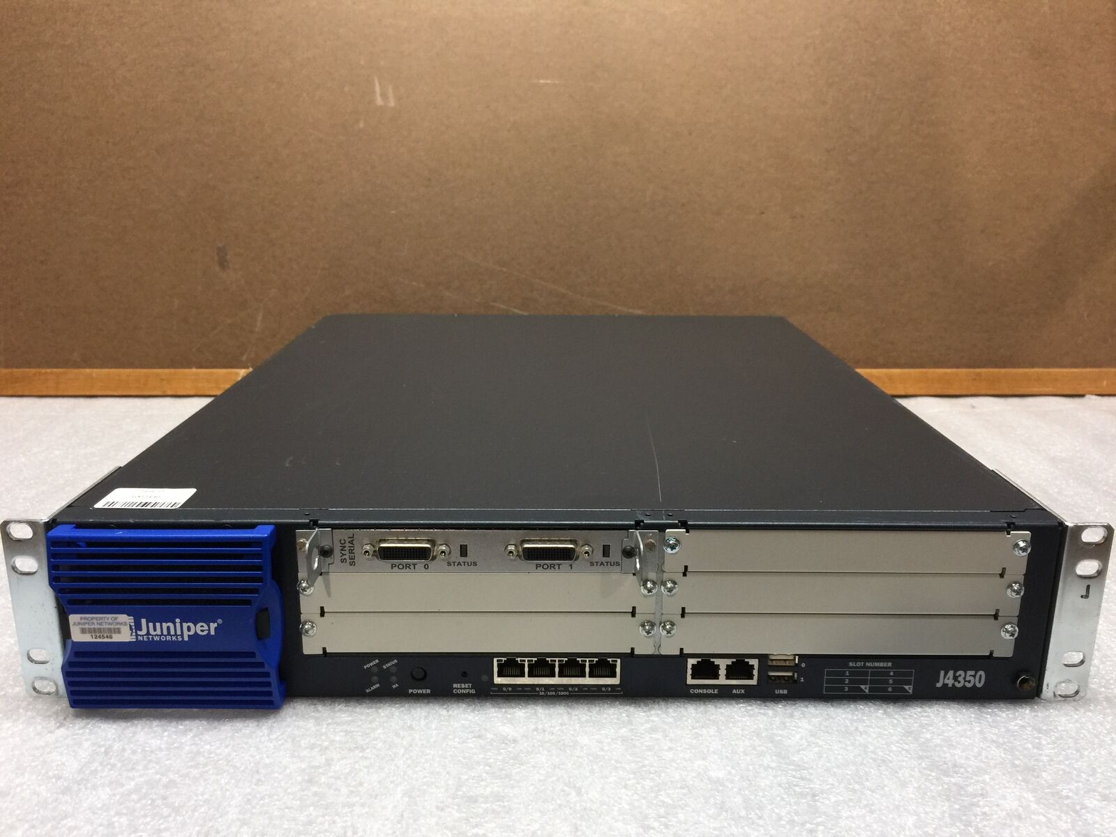 JUNIPER Networks J-4350 S Network Access Router J4350, Tested/Working/Reset