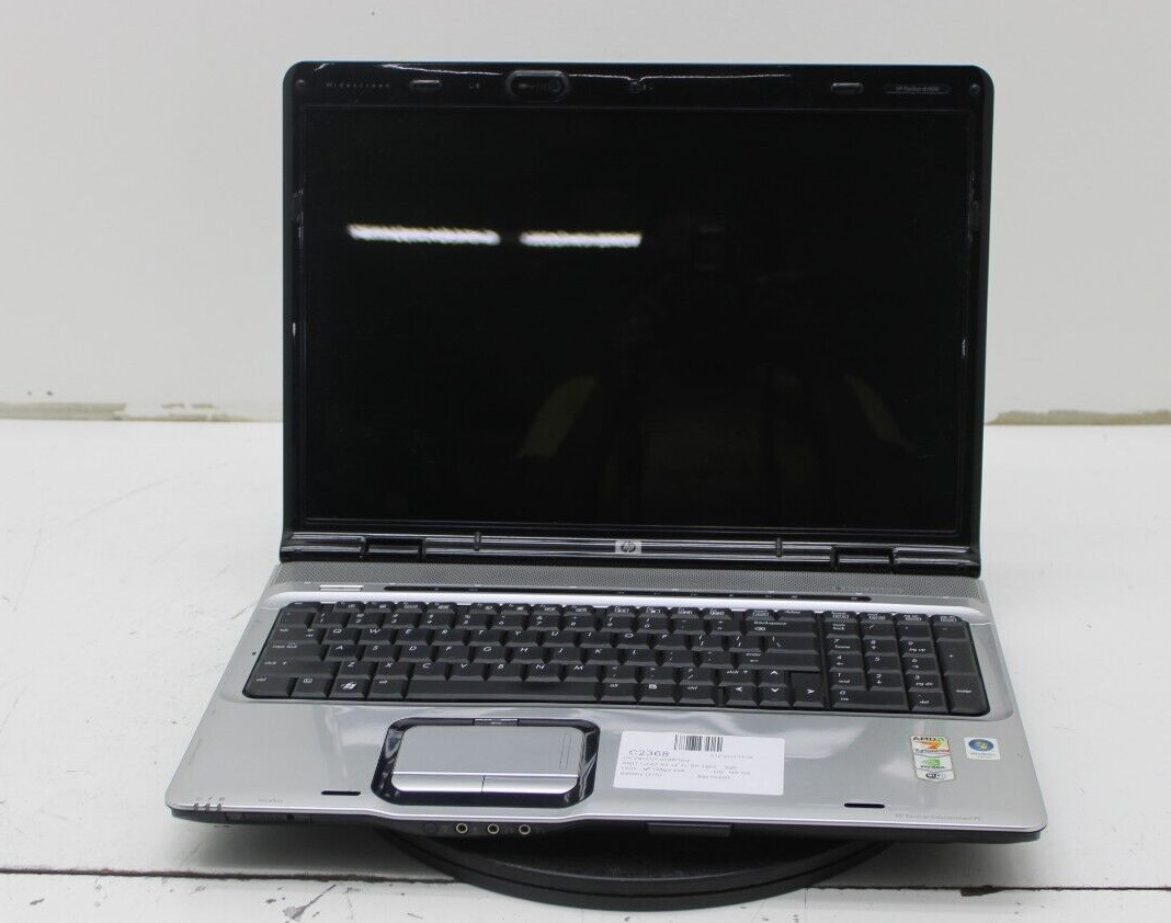 HP Pavilion dv9810us Laptop AMD Turion 64 x2 3GB Ram 128GB SSD No Battery or OS