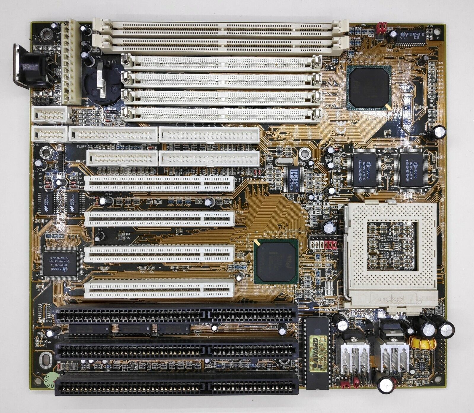 Acorp 5TX32 Socket 7 motherboard - SuperPower SP-586TX REV-G1.1 - Vintage