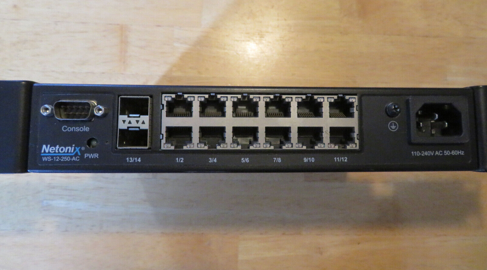 Netonix 12 Port 250 Watt WISP Switch (WS-12-250-AC)