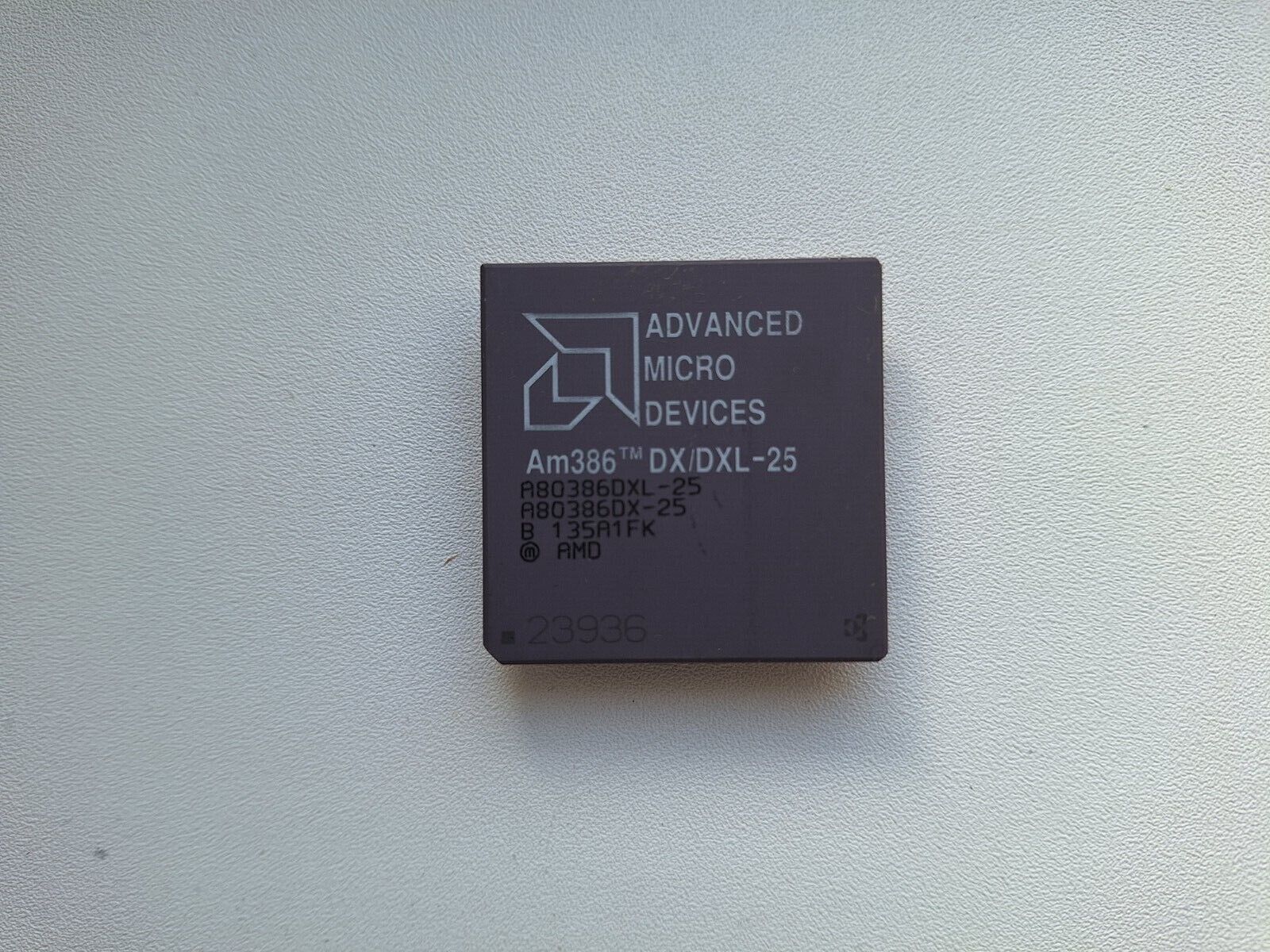 386 AMD Am386 DX/DXL-25 A80386DX-25 386DX Vintage CPU GOLD