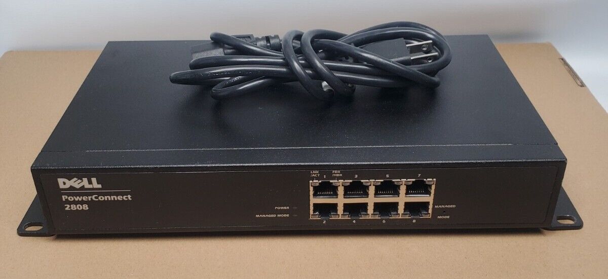 DELL POWERCONNECT 2808 8-PORT ETHERNET SWITCHES