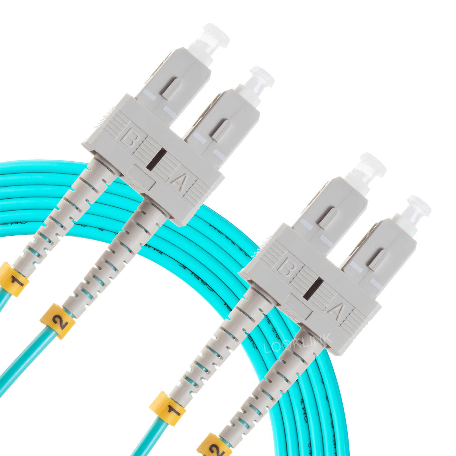 60M-100M Length 10G-50/125 OM3 Multimode Duplex SC - SC Fiber Optic Patch Cable