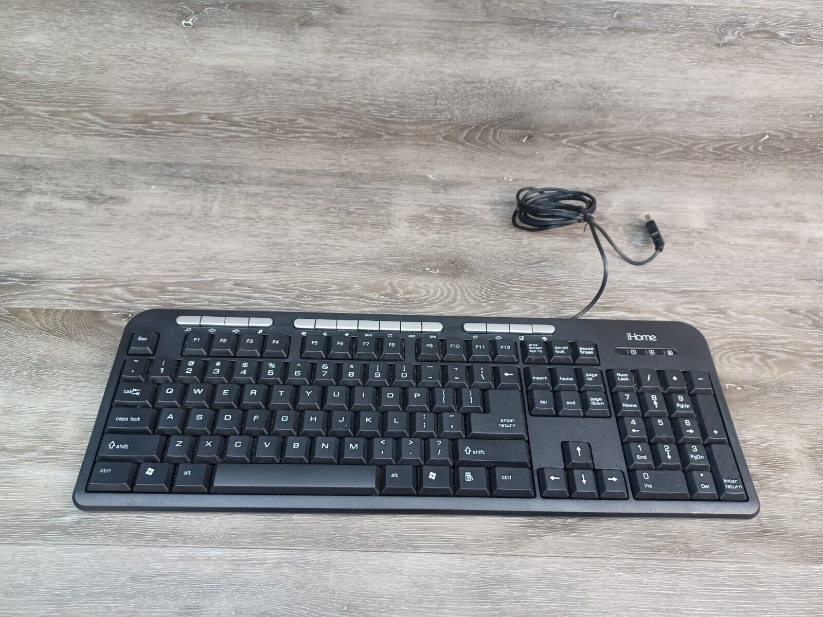 Multimedia Keyboard-Black model number: IH-BL-K601 iHome