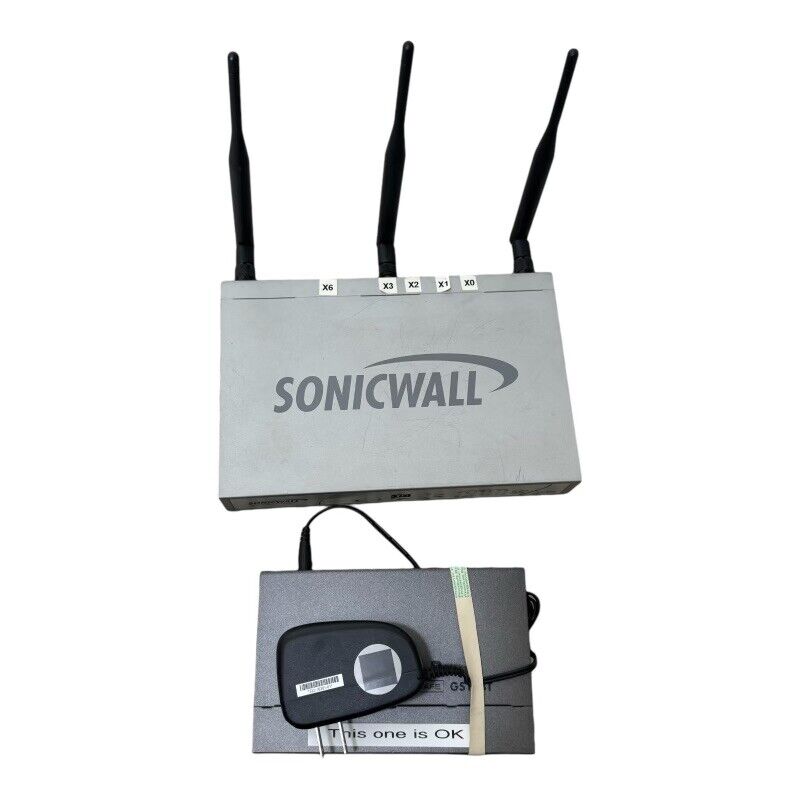 Sonicwall TZ215 7-Port No Power Source And Netgear Prosafe 8-Port Gigabit