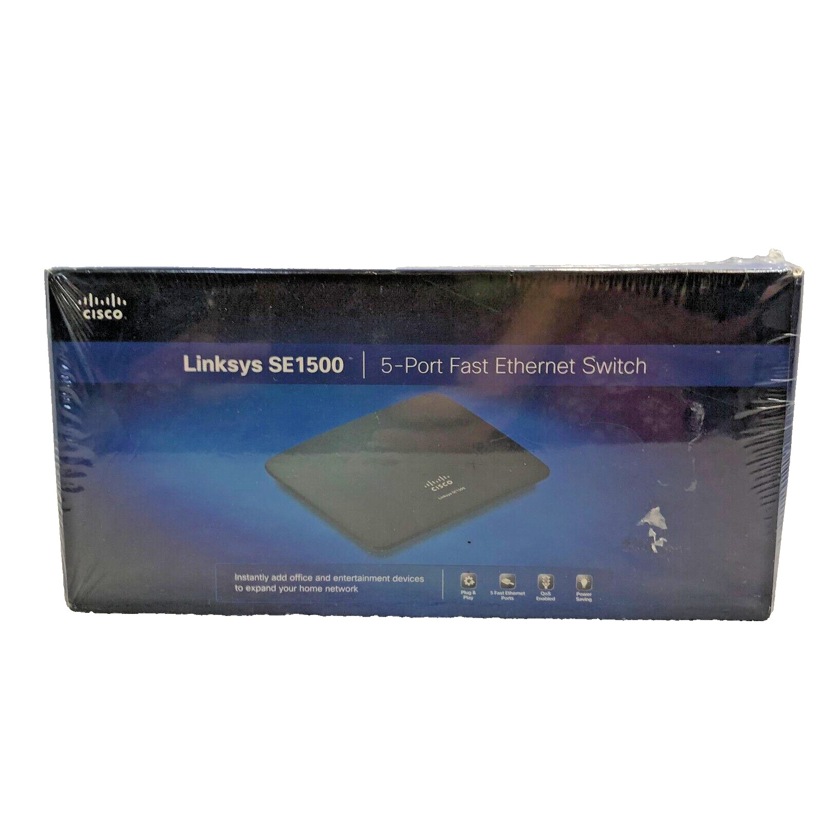 Linksys Cisco SE2800 8-Port Gigabit Ethernet Switch Router 10X Faster Power Adap