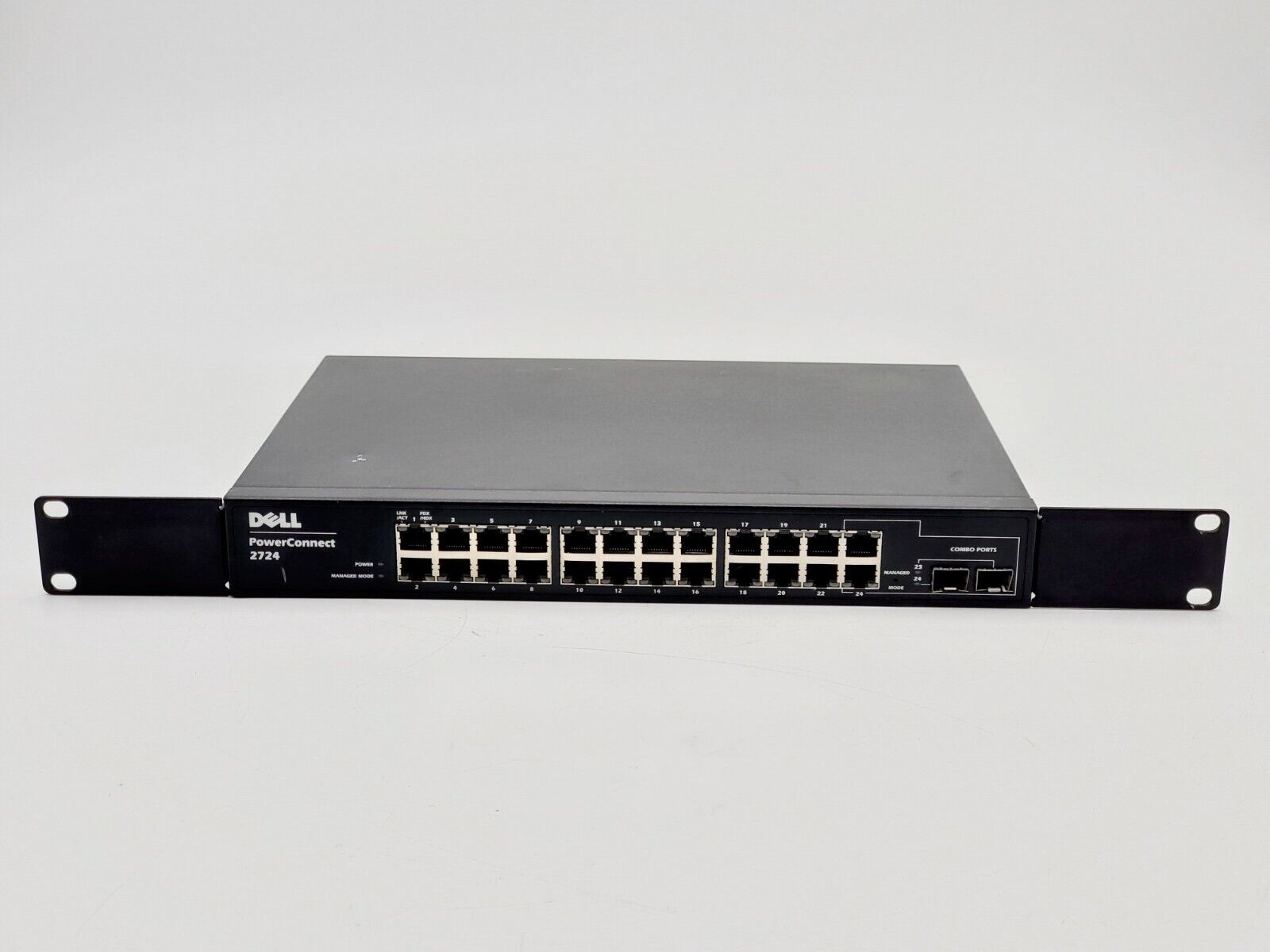 Dell PowerConnect 2724 24-Port W/ 2x-SFP Combo Ports & Rack Ears