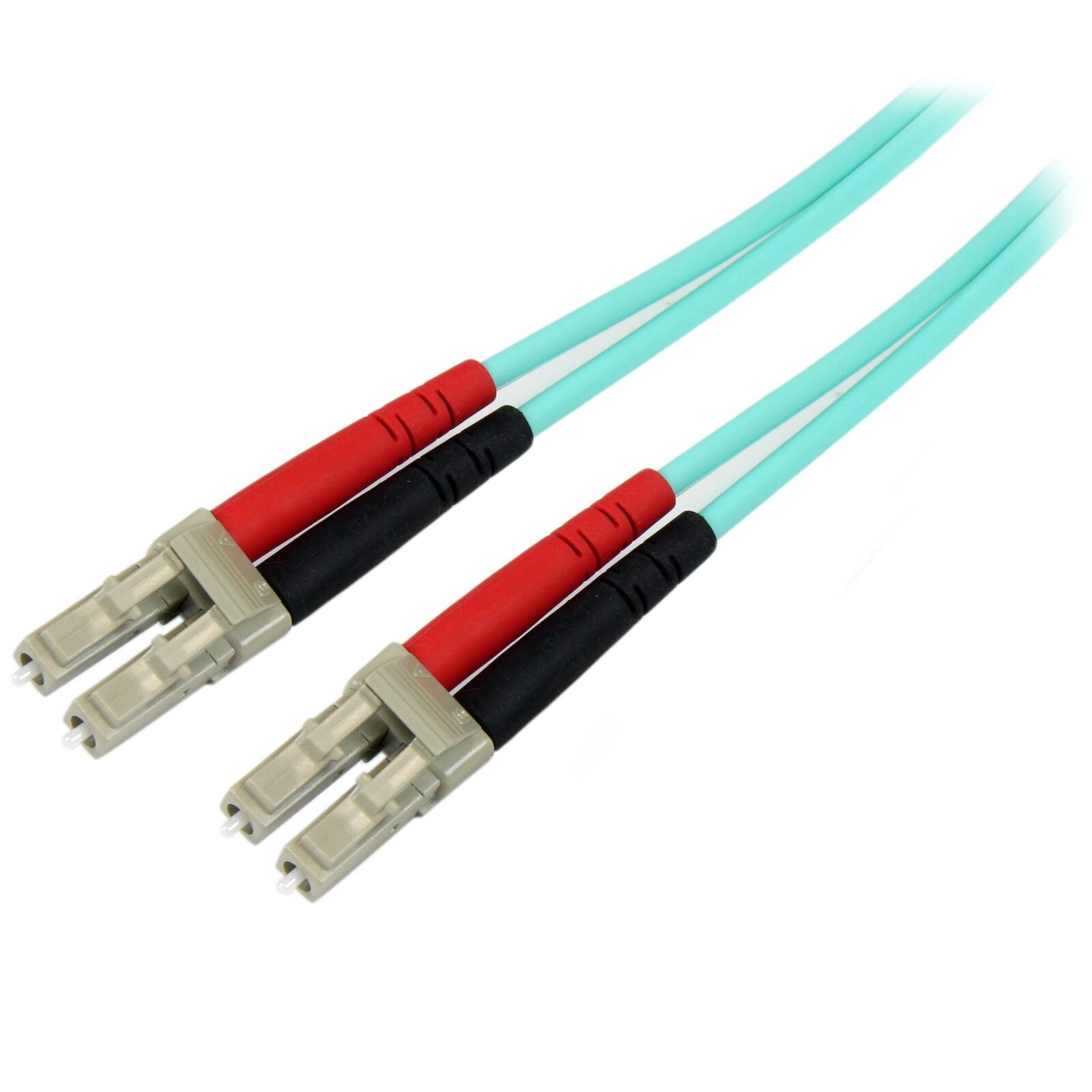 StarTech.com 1m (3ft) LC/UPC to LC/UPC OM4 Multimode Fiber Optic Cable, 50/125�m