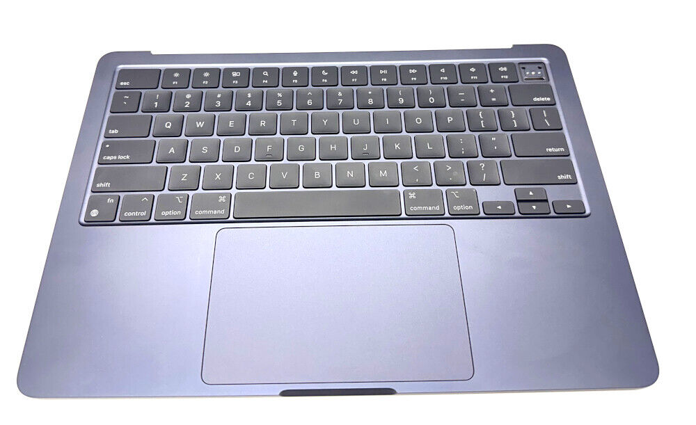Macbook Air M2 A2681 2022 Top Case Keyboard Trackpad Replacement Midnight Blue