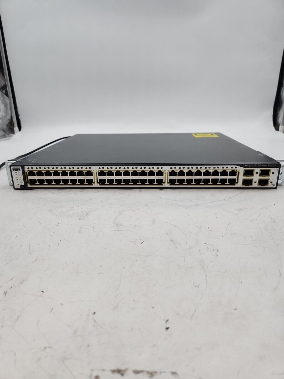 Cisco Catalyst (WS-C3750G-48PS-S) 48 Ports PoE Gigabit Ethernet Switch
