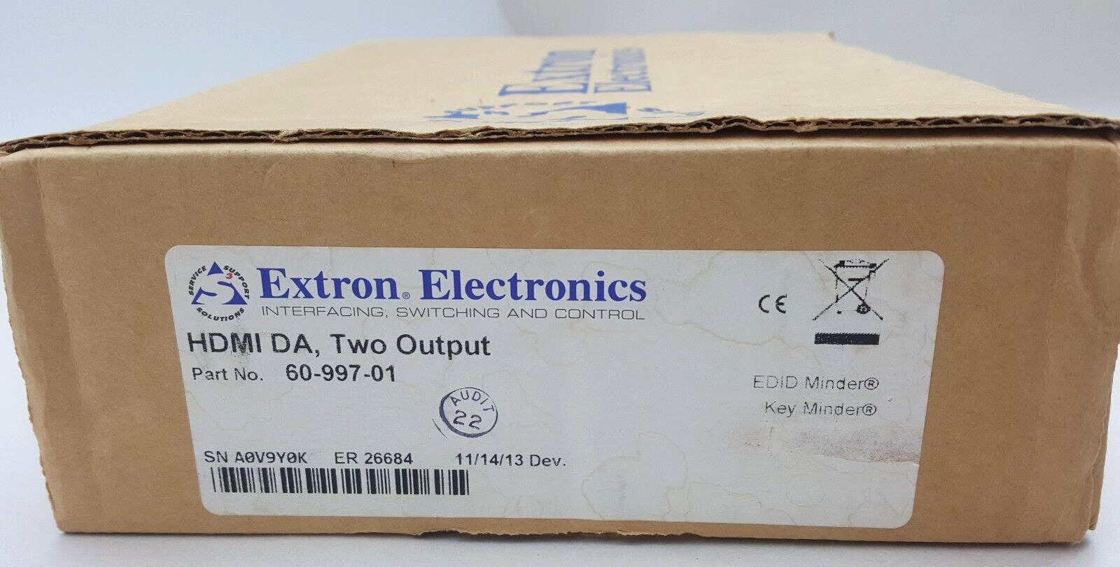 Extron Electronics HDMI DA, Two Output 60-997-01