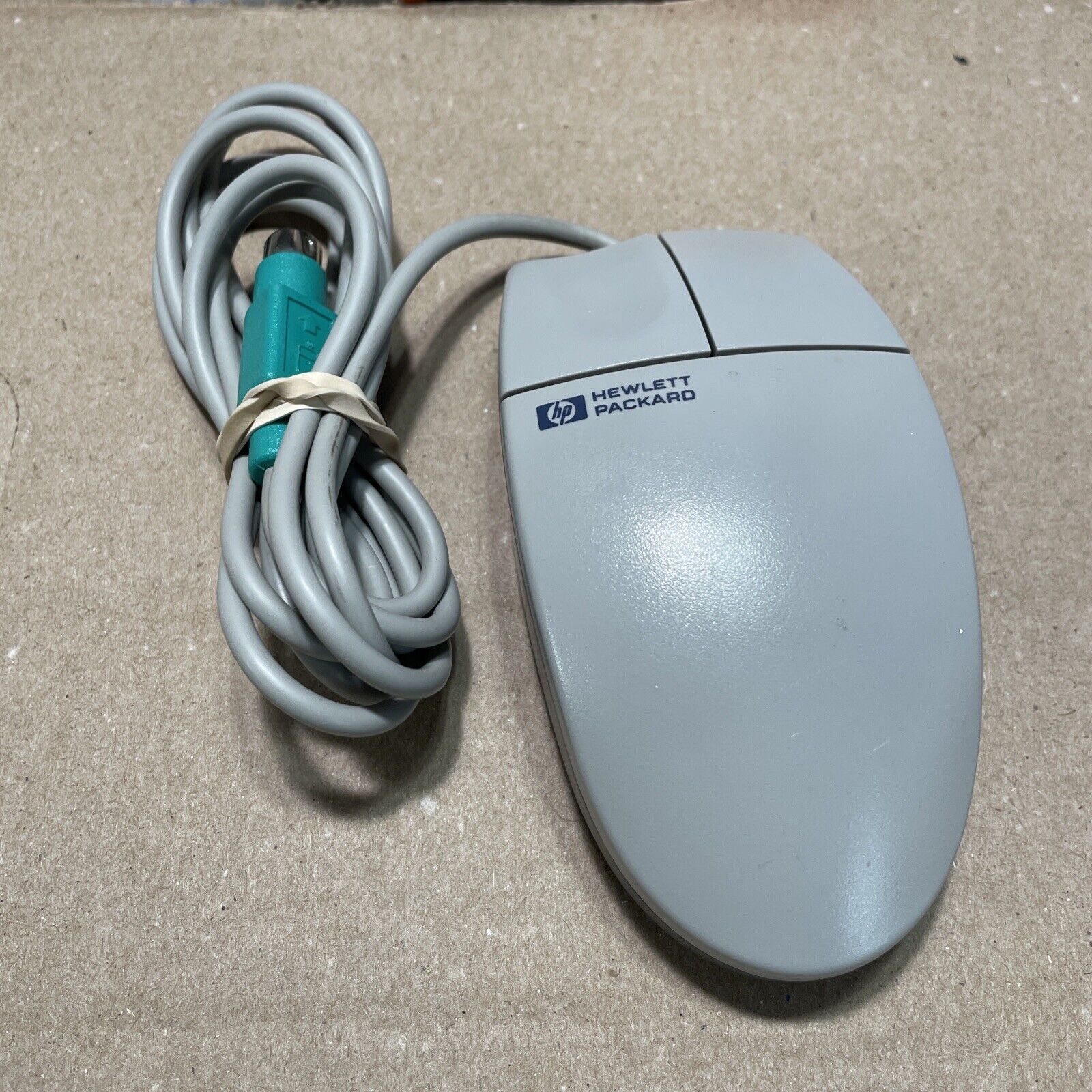 Vintage HP Track Ball Mouse M-S34 PS/2 Retro Computing