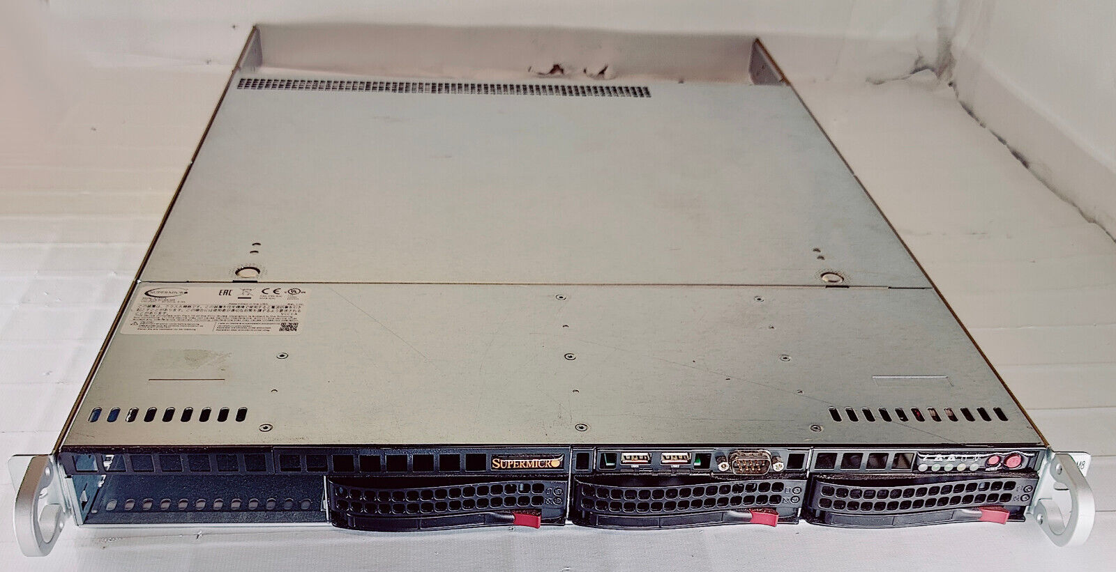 SuperMicro 813M-3 SYS-5018R-M 1U Server w 16GB DDR4 RAM, E5-2620 V4, Single PSU 