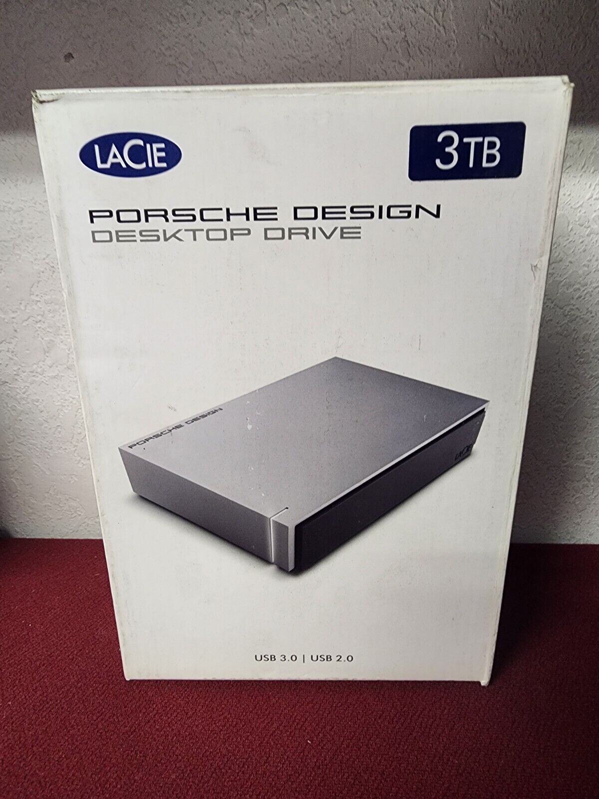 3TB LACIE Porsche Design DESKTOP hard drive USB 3.0 / 2.0