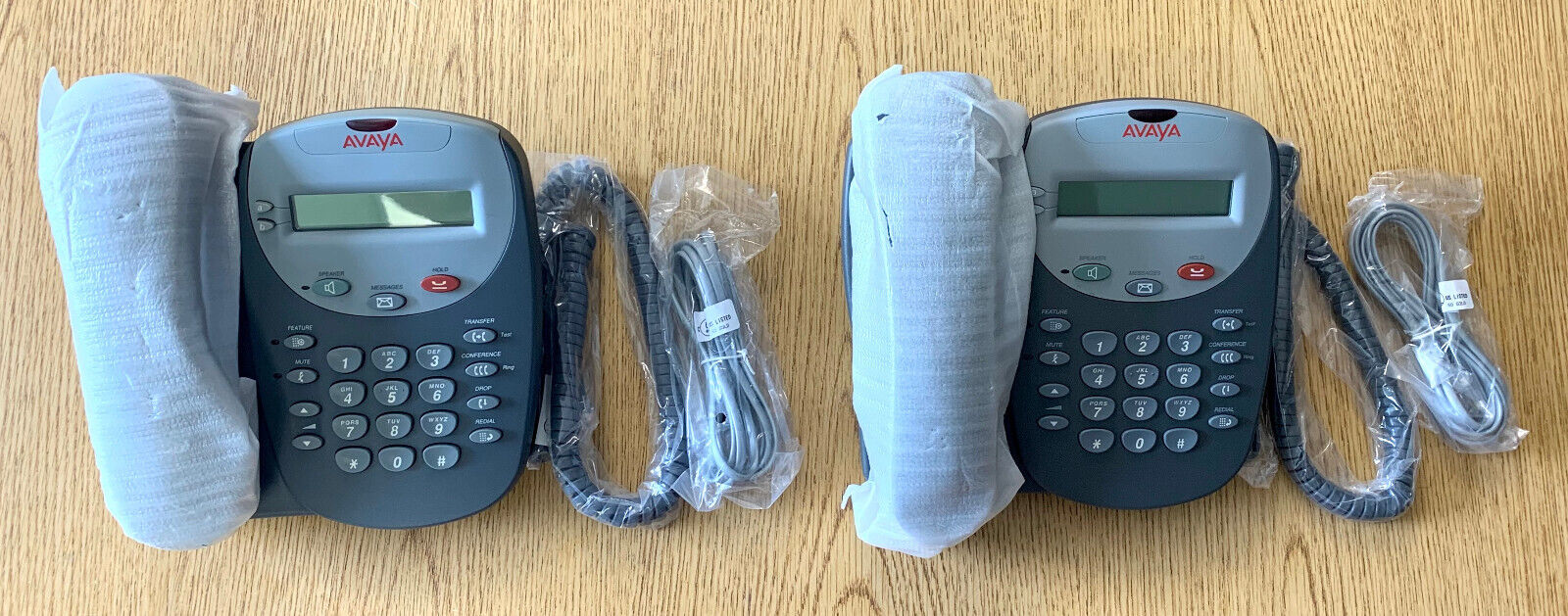 Lot of 2 Avaya 5402 Digital Phones, 700345309, Cleaned and Tested