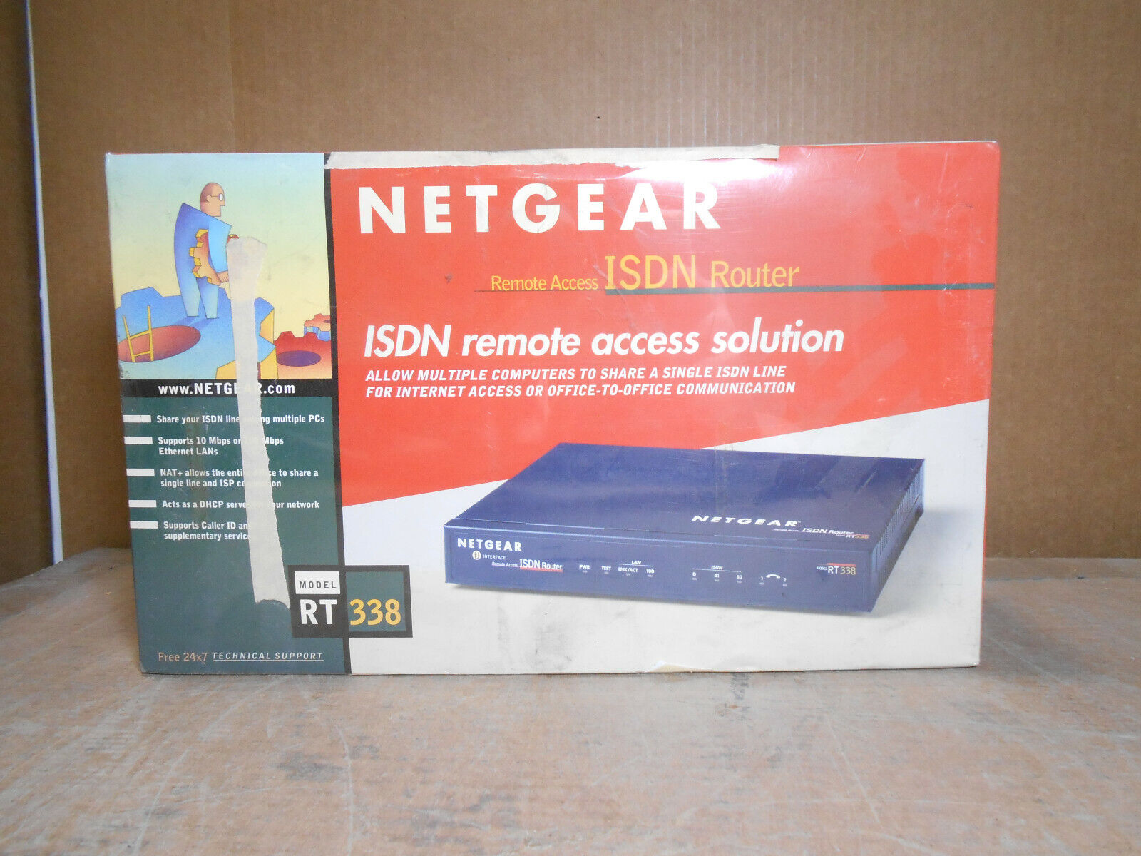 NETGEAR RT338 REMOTE ACCESS ISDN ROUTER