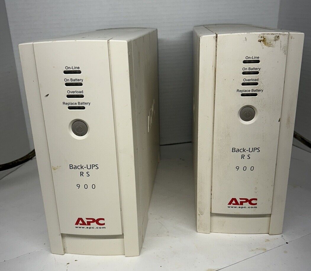 APC Back-UPS RS900 BR900 7 Outlets Uninterruptible Power Supply No Batteries