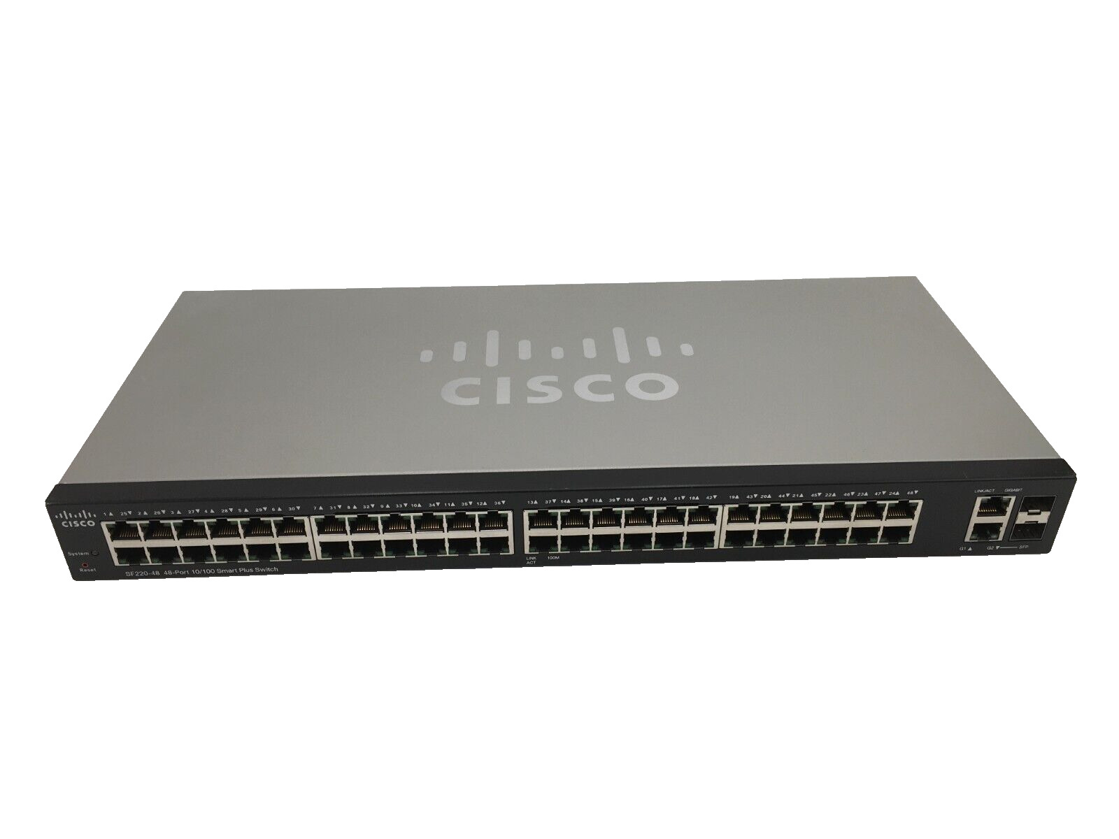 Tested Cisco SF220-48 48-Port 10/100 Smart Switch SF220-48-K9 V02 Mint Condition