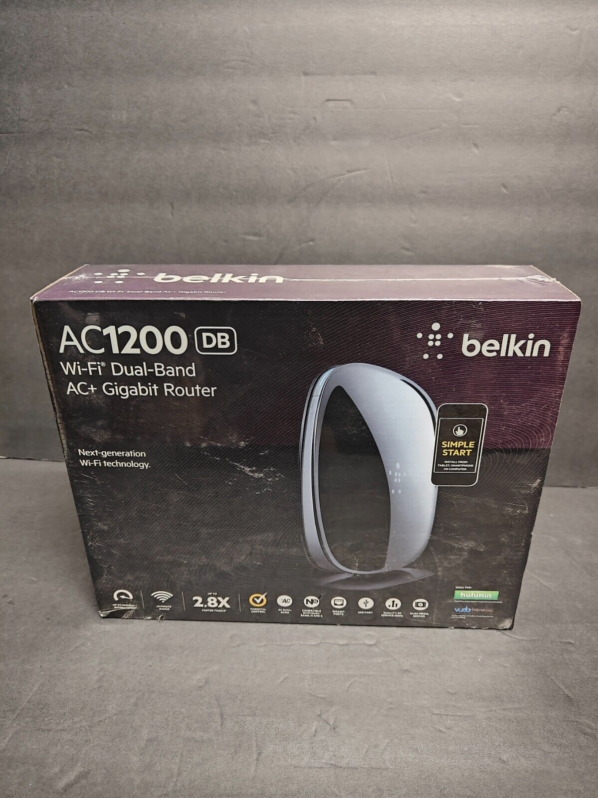 New Sealed Belkin AC 1200 DB Wi-Fi Dual-Band AC+ Gigabit Router