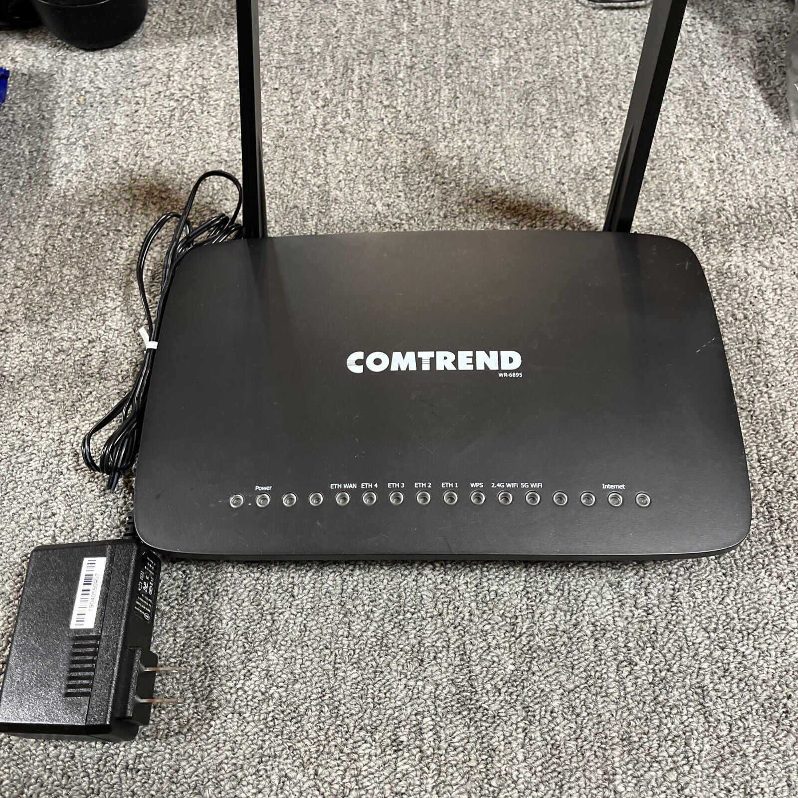 Comtrend Wireless Router WR-6895 5-Port Gigabit Ethernet High Power Tested