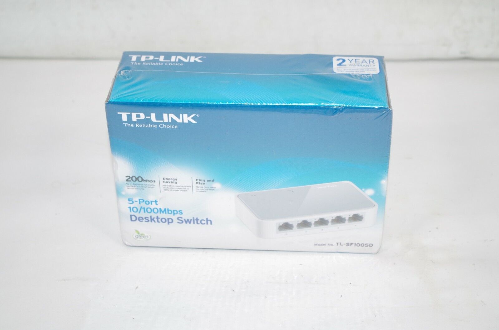 TP Link 5 Port 10/100 Mbps Desktop Switch Model TL-SF1005D