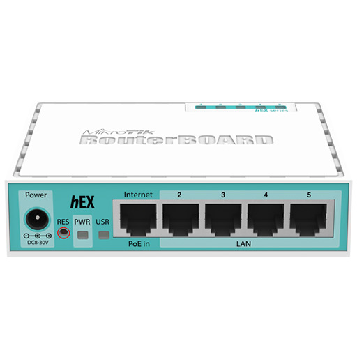 Mikrotik hEX RB750Gr3 5-port Ethernet Gigabit Router with USB, microSD
