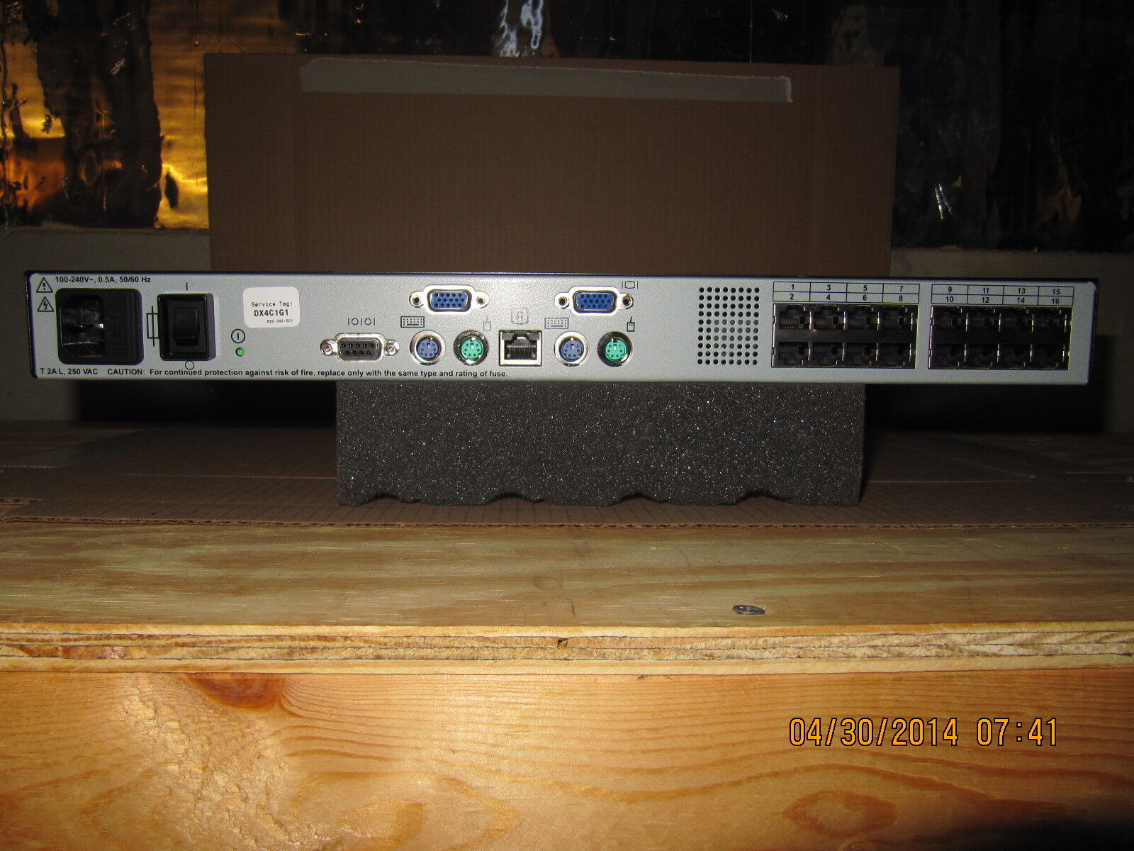 DELL POWEREDGE 16 Port CAT-5 KVM 2160AS AKA - CONSOLE SWITCH