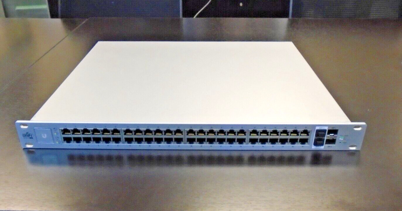 Ubiquiti Unifi Switch US-48-750W 48-Port 750W Managed Ethernet Switch Workng