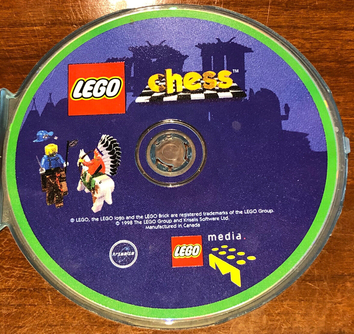 LEGO CHESS PC CD-ROM  VIDEO GAME (1998) IN SLIP CASE