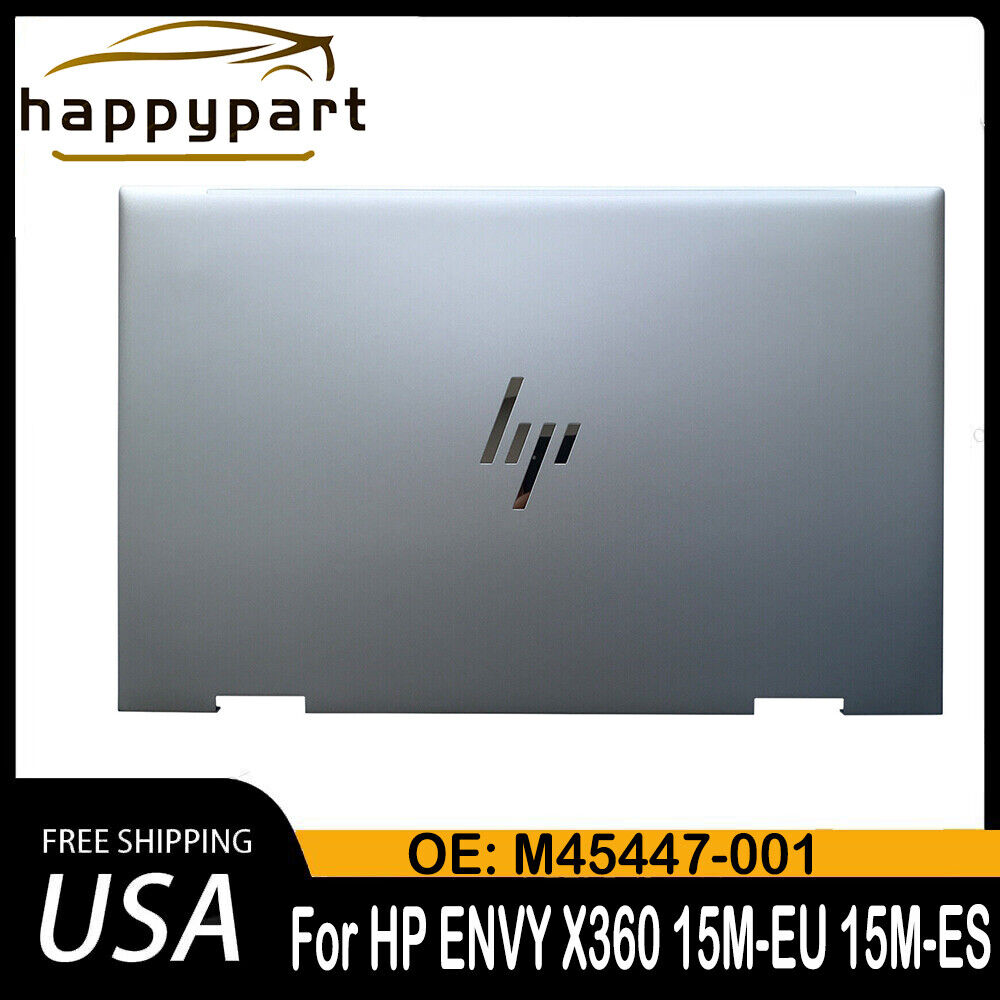 New Silver LCD Back Cover Top Case M45447-001 For HP ENVY X360 15M-EU 15M-ES US