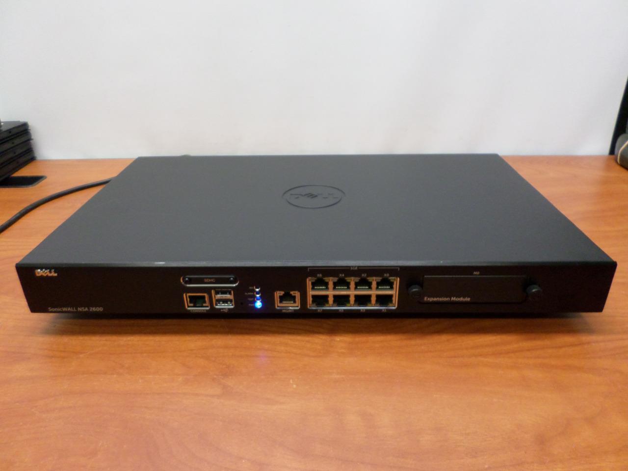 Dell Sonicwall NSA 2600 8-Port Network Security 1RK29-0A9
