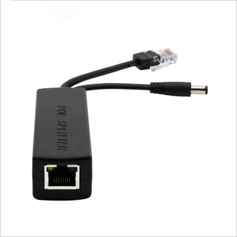 POE Injector Power Over Ethernet Splitter Adapter Cable 48V to 12V for IP Camera