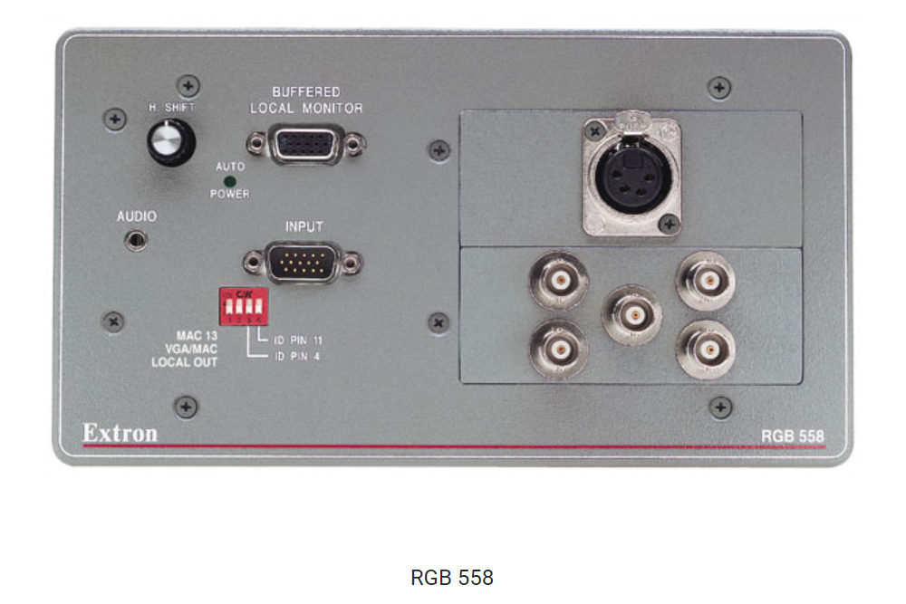 EXTRON ELECTRONICS RGB 558W-PART# 60-299-03 - universal interface 