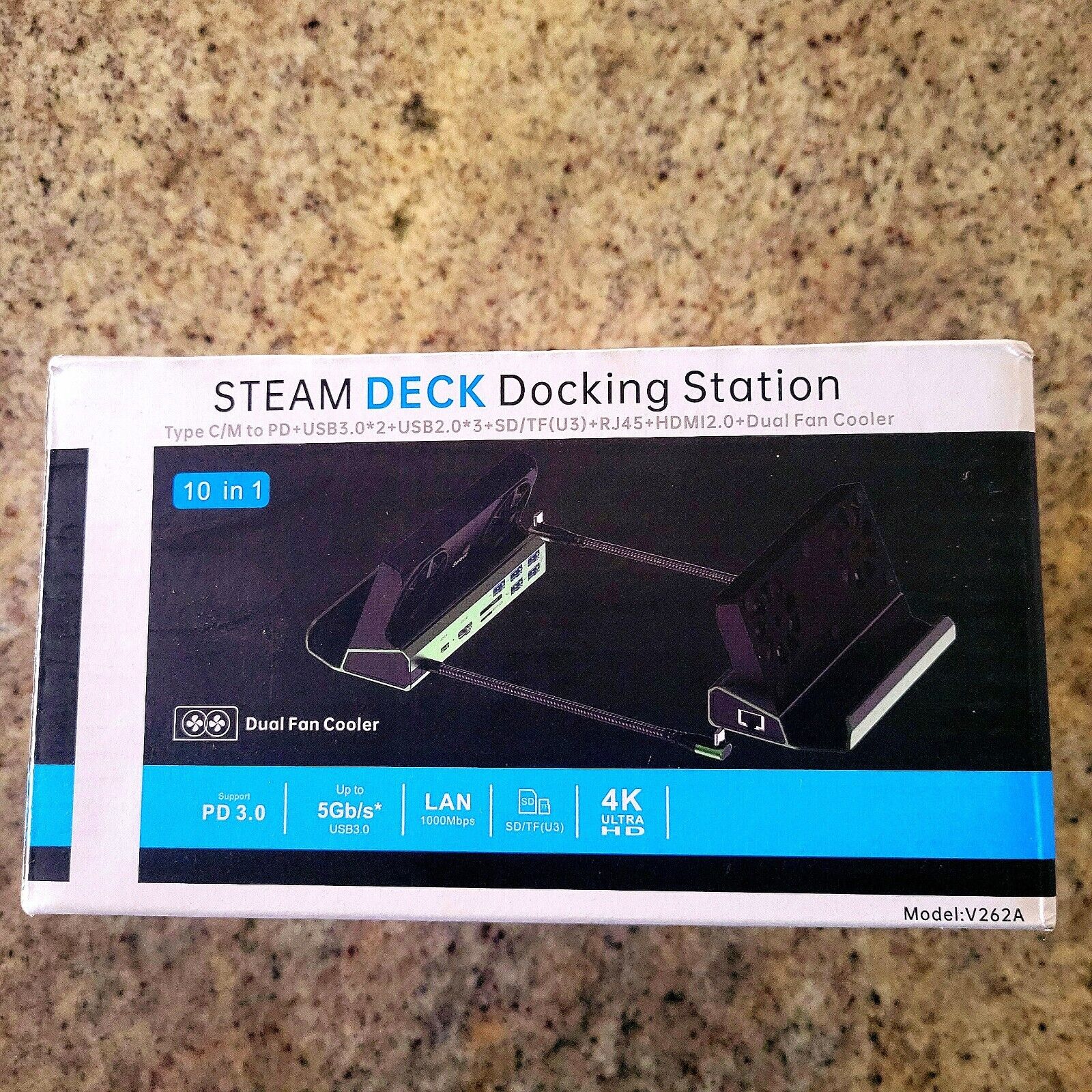 Steam Deck Dock 10 in 1 USB C Docking Station for Steam Deck New