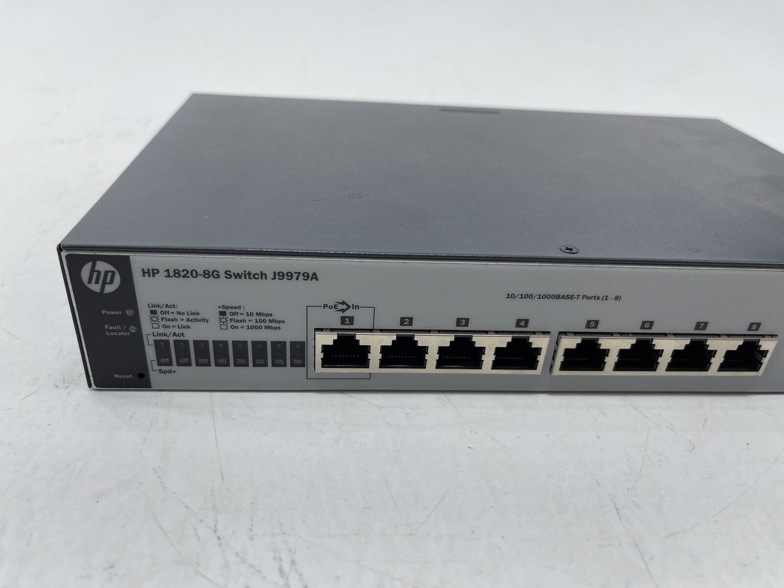 HP 1820-8G Switch J9979A 8-Port Ethernet Switch