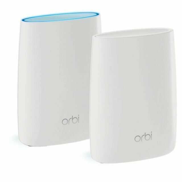 Netgear Orbi AC3000 Tri-Band Wireless Router - White, Pack of 2 (RBK50-100NAS)