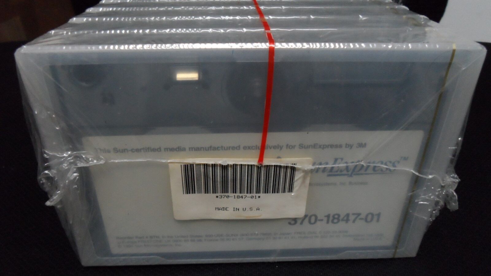 NEW  SUN SunExpress 3M DC6150 Data Tape Cartridge 370-1847-01 10Unit ONE LOT