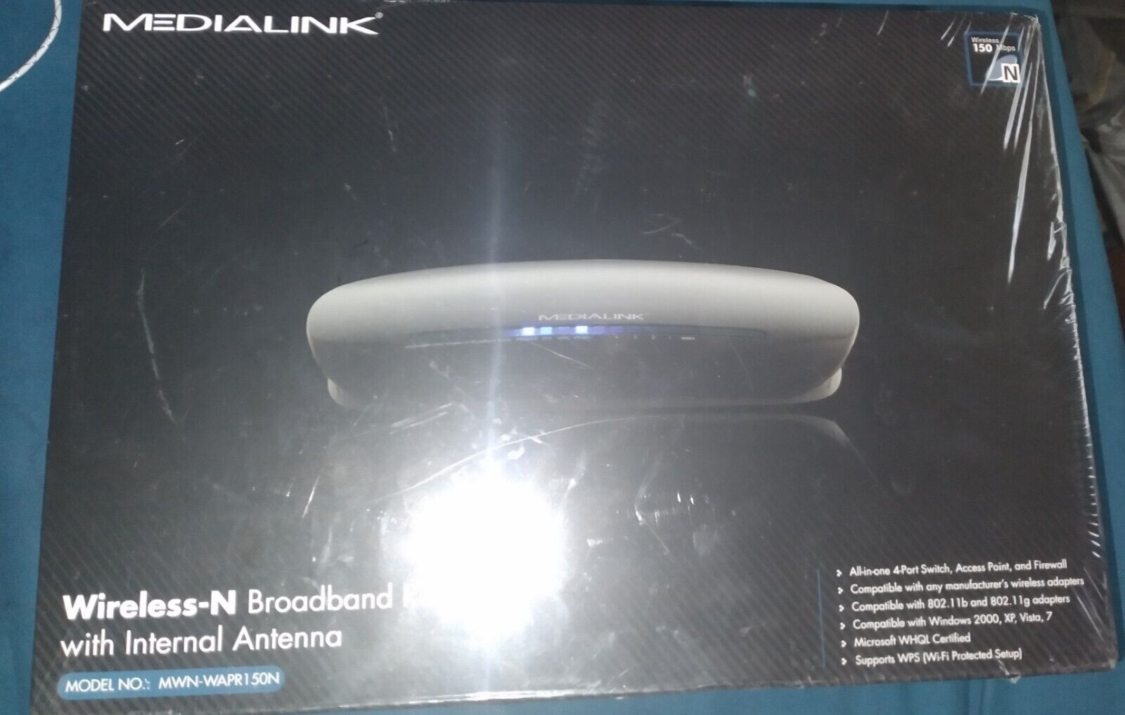 Medialink MWN-WAPR150N Wireless-N Broadband Router With Internal Antenna (NEW) 