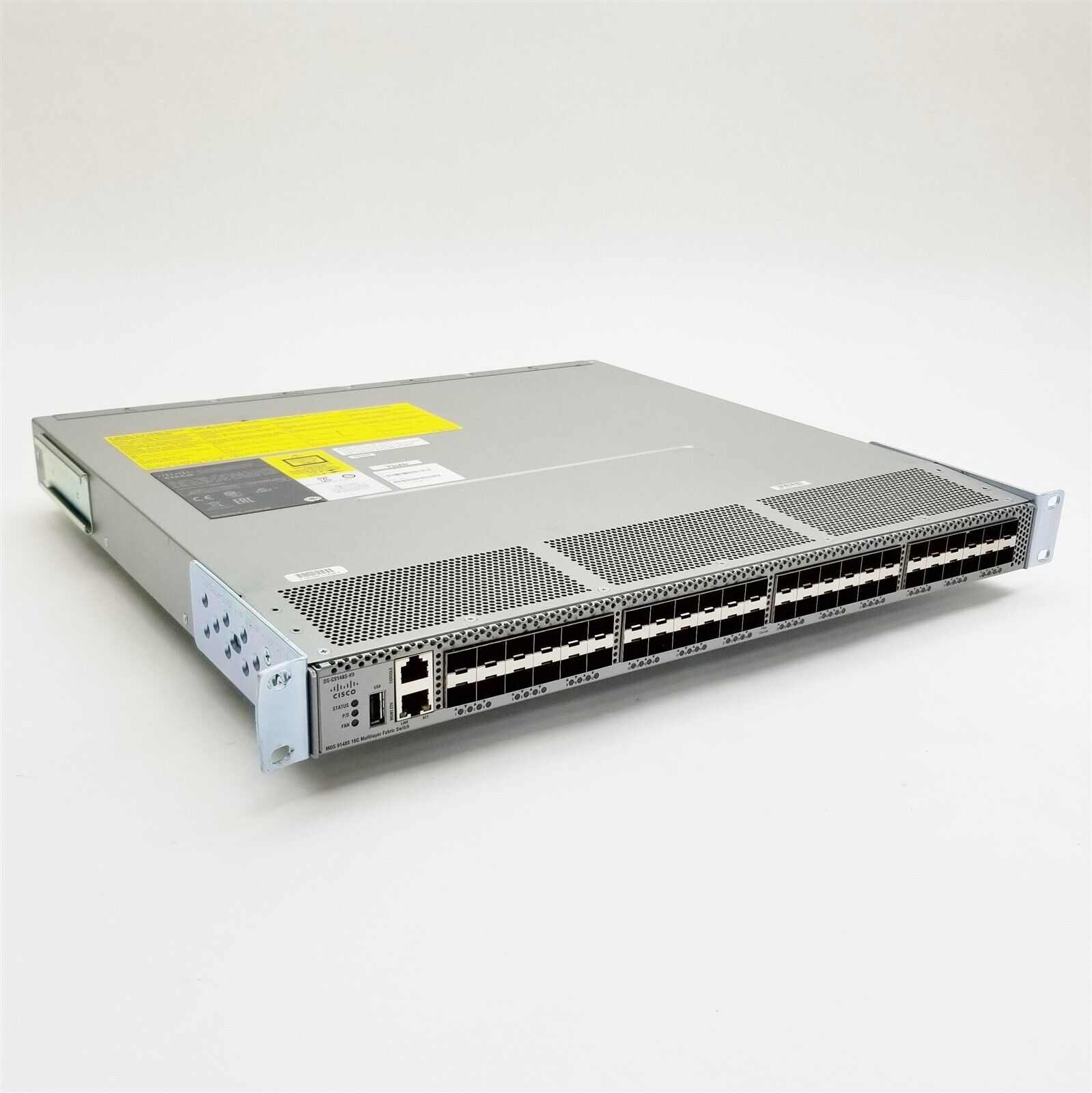 Cisco DS-C9148S-K9 MDS 9148S 16Gbps FC Multilayer Fabric Switch 24-Active ports