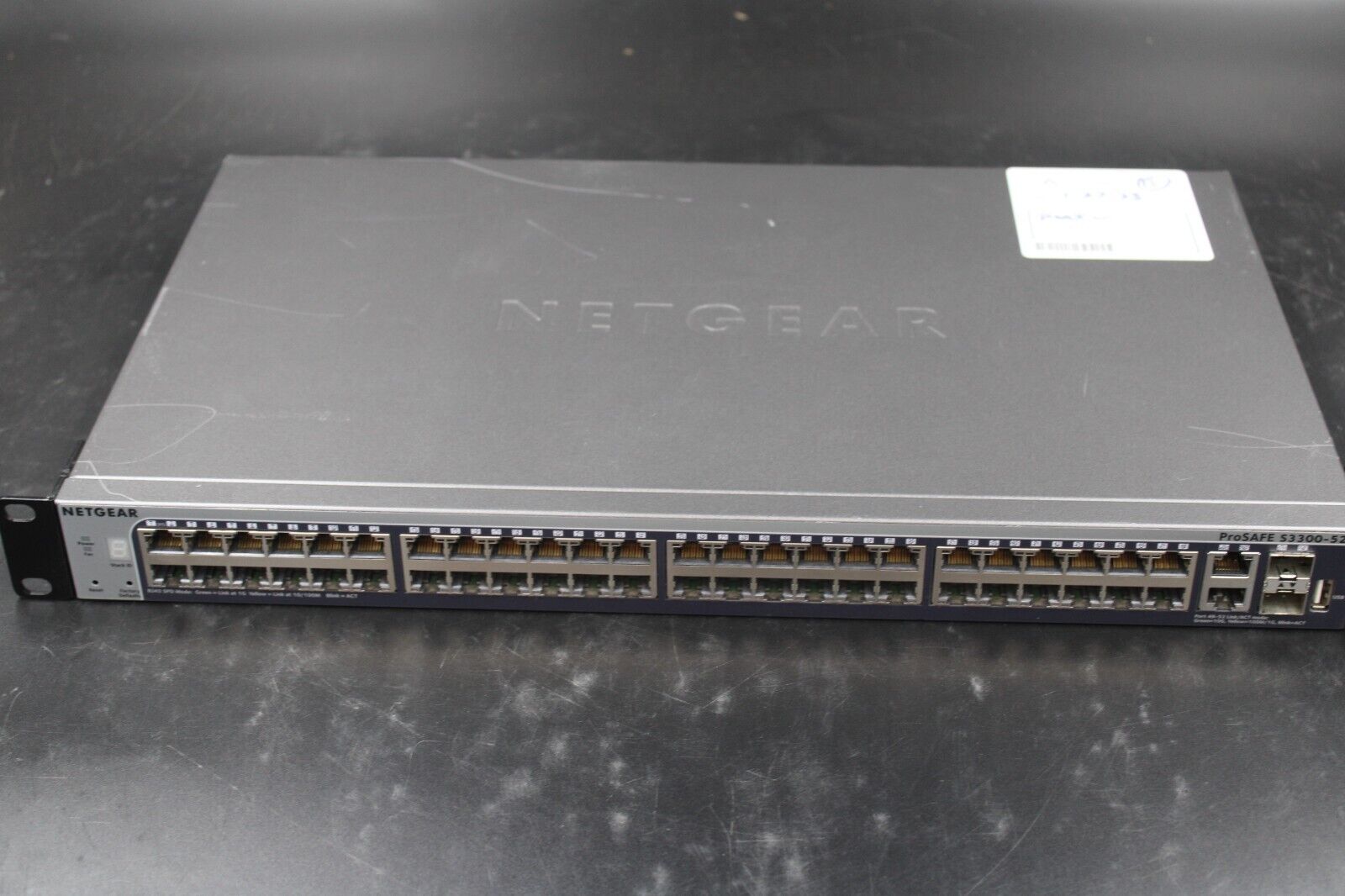 Netgear ProSafe S3300-52X-POE+ 48-Port Gigabit PoE+ Stackable Network Switch