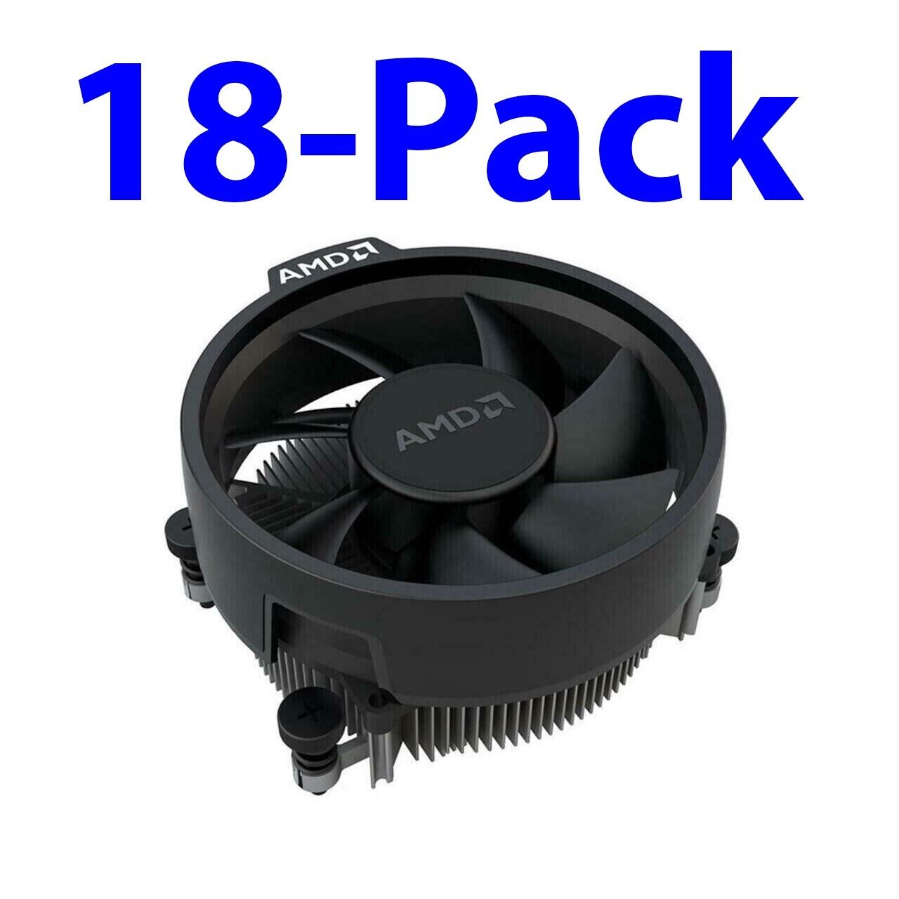 (LOT of 18) AMD Wraith Stealth Socket AM4 CPU Cooling Fan Heatsink Coolers