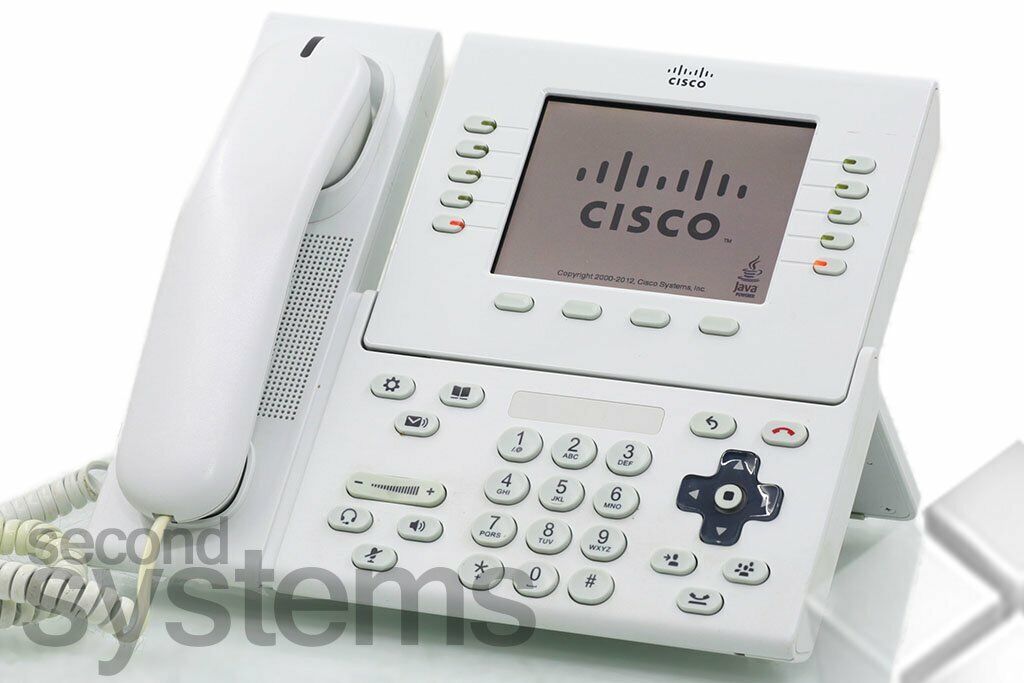 Cisco CP-8961 IP Phone / Sip Phone System - Voip Phone - White